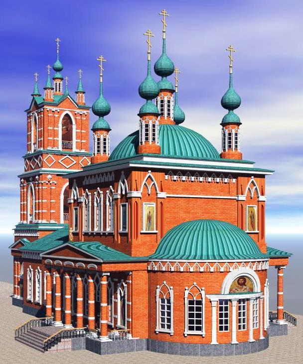 Эскизный проект восстановления Троицкого храма